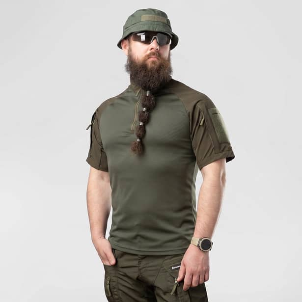 2 - Убакс тактичний Combatant Raider Core короткий рукав. Хакі