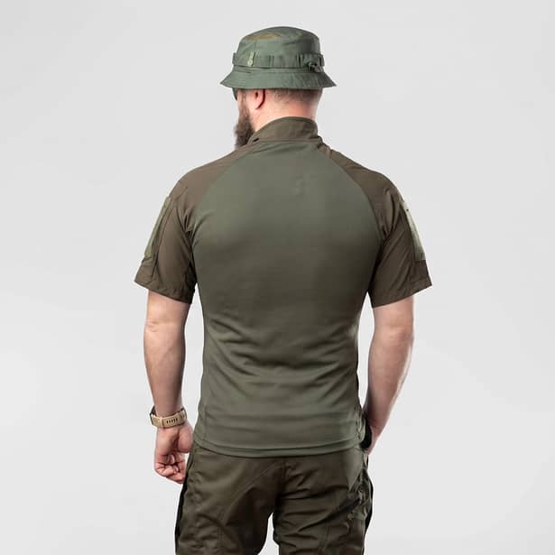10 - Убакс тактичний Combatant Raider Core короткий рукав. Хакі