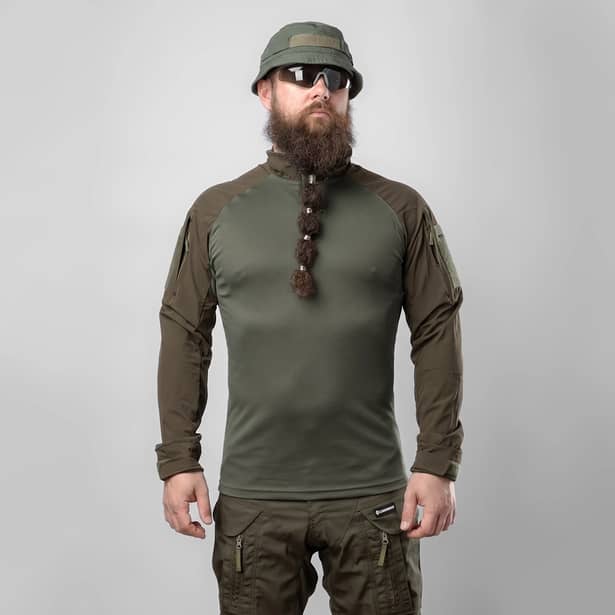 3 - Убакс тактичний Combatant Raider Core довгий рукав. Хакі