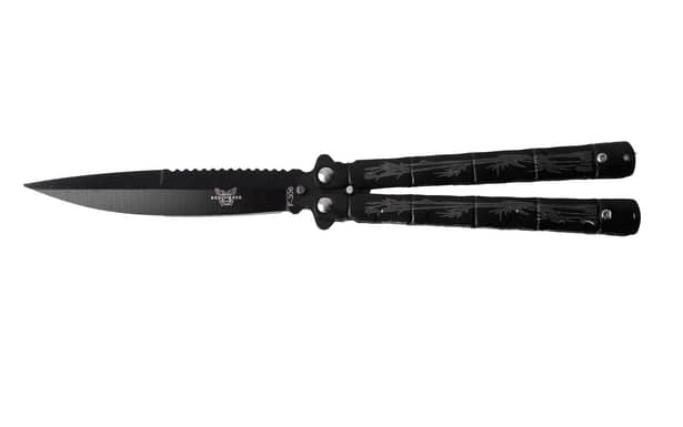 1 - Нож бабочка Benchmade A30 F306. Черный