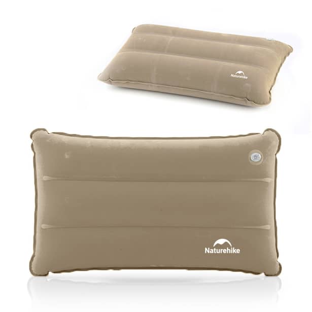 2 - Подушка надувная квадратная Naturehike NH18F018-Z. Бежевый