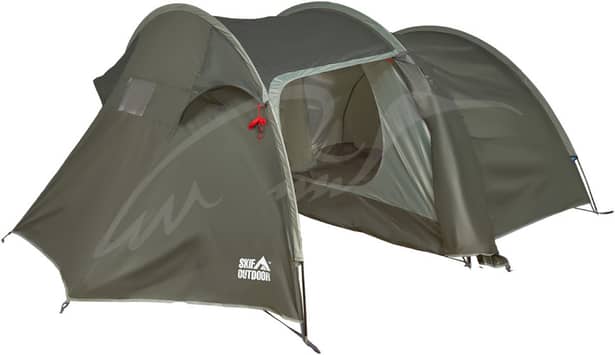 2 - Палатка четырехместная Skif Outdoor Askania. Зеленый