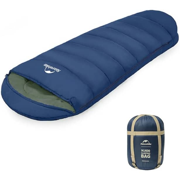 1 - Спальный мешок Naturehike MJ 600 CNK2300SD014. Синий