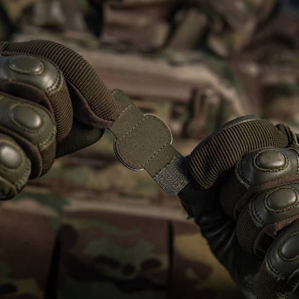 6 - Патч с креплением MOLLE M-Tac PVC группа крови AB (IV)-. Олива