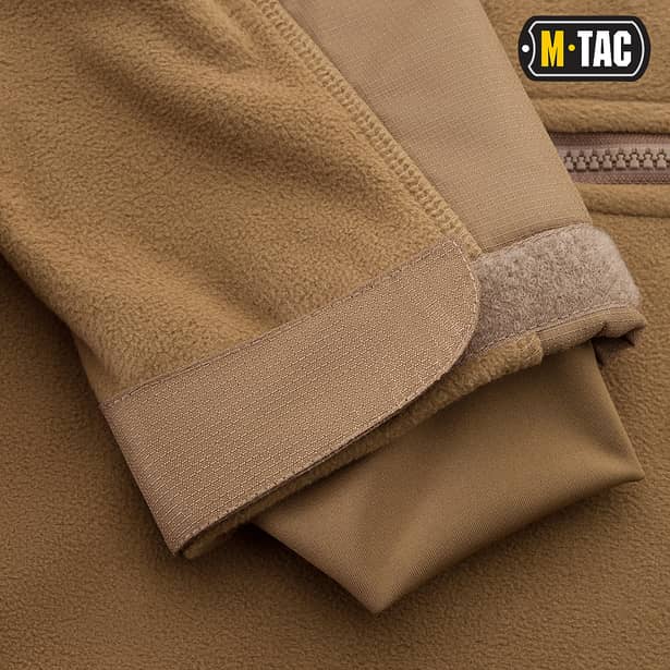 13 - Тактична куртка M-Tac Norman Windblock Fleece. Койот