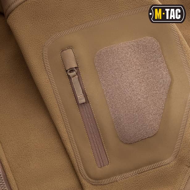 12 - Тактична куртка M-Tac Norman Windblock Fleece. Койот