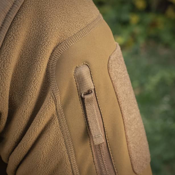 6 - Тактична куртка M-Tac Norman Windblock Fleece. Койот