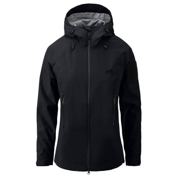 2 - Куртка жіноча Helikon Squall Hardshell Torrent Stretch. Чорний