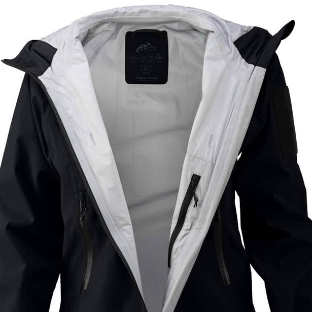 3 - Куртка жіноча Helikon Squall Hardshell Torrent Stretch. Чорний