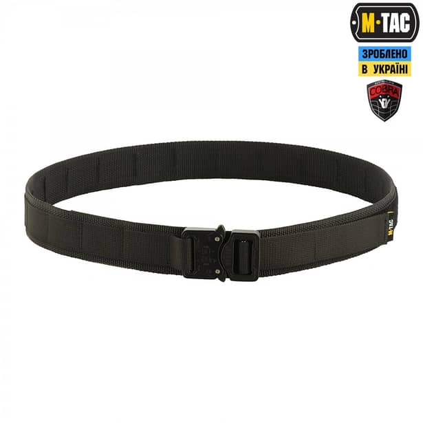 1 - Тактичний ремінь M-Tac Cobra Buckle Belt Gen.II. Чорний