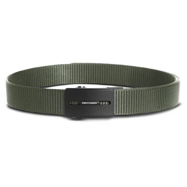 1 - Ремінь тактичний Pentagon Regal Belt BLK. Олива