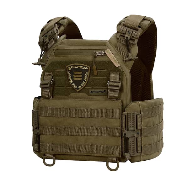 1 - Плитоноска Warmor gen.3 Pro SPECPROM XL з системою швидкого скидання. Олива