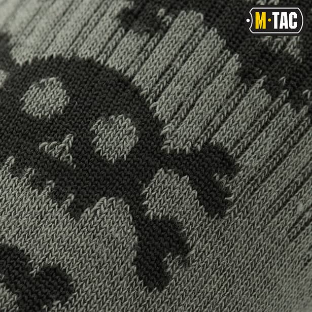 6 - Шкарпетки тактичні літні M-Tac Mk.3 Pirate Skull. Олива