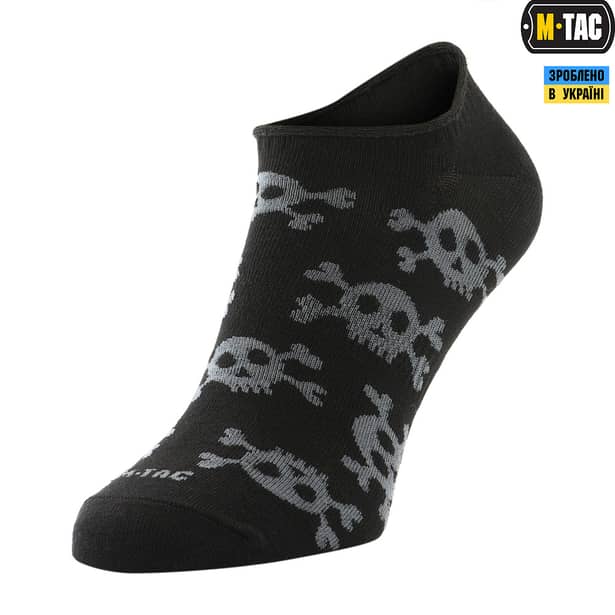 1 - Носки M-Tac літні легкі Pirate Skull. Чорний