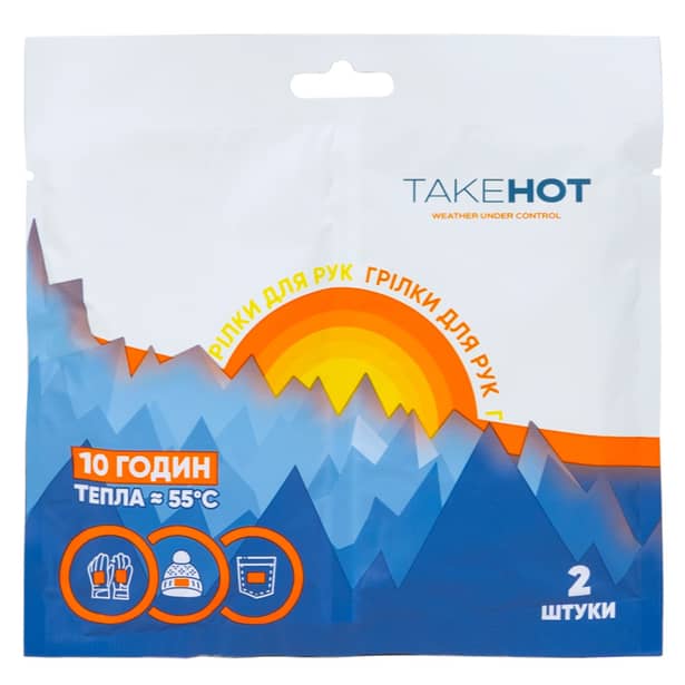1 - Химическая грелка для рук TakeHot 10 часов, 1 пара
