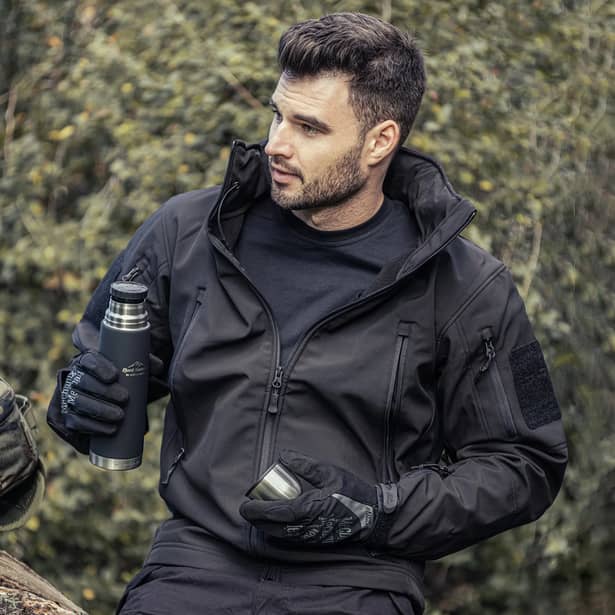 2 - Куртка Pentagon Artaxes Soft Shell StormTex. Чорний