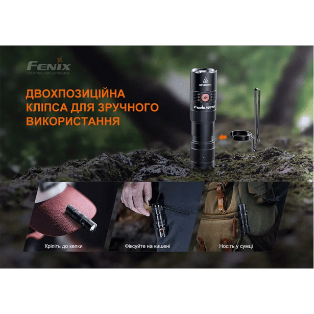 16 - Фонарь ручной Fenix PD25R. Черный