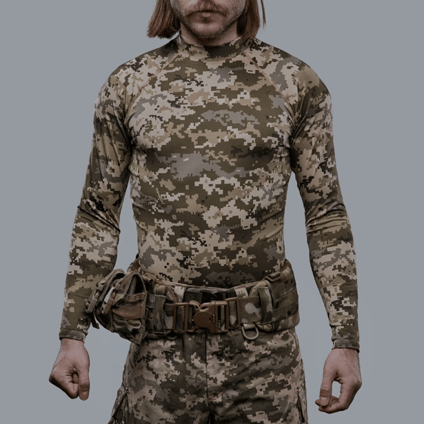 5 - Рашгард, колір Піксель, поліестер. Розмір S