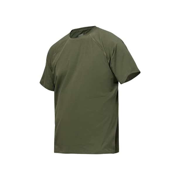 1 - Футболка Urban Cotton. Бавовна/еластан. Олива. Розмір S