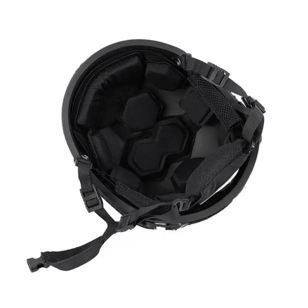 2 - Облегченный тактический шлем Combatant SuperLITEweight 1.1 kg. Баллистический (NIJ IIIA). Черный. Размер L