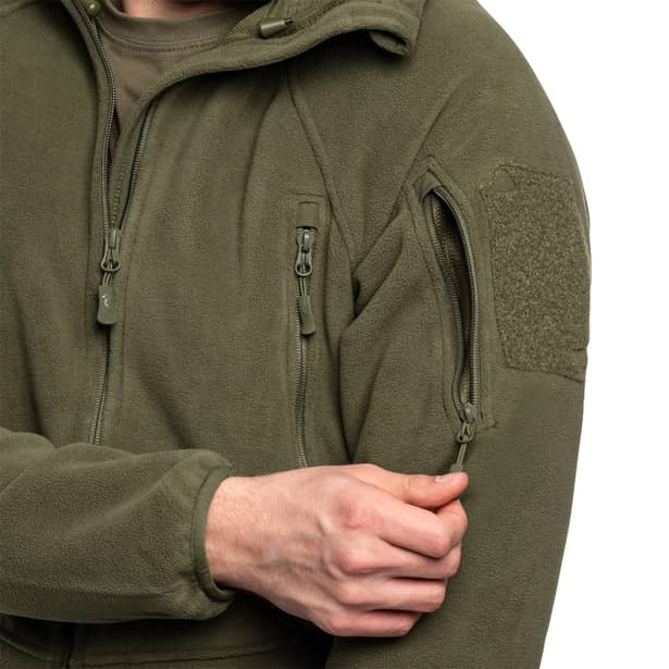 7 - Флісова куртка-кофта Helikon Patriot Mk2 Hybrid. Олива