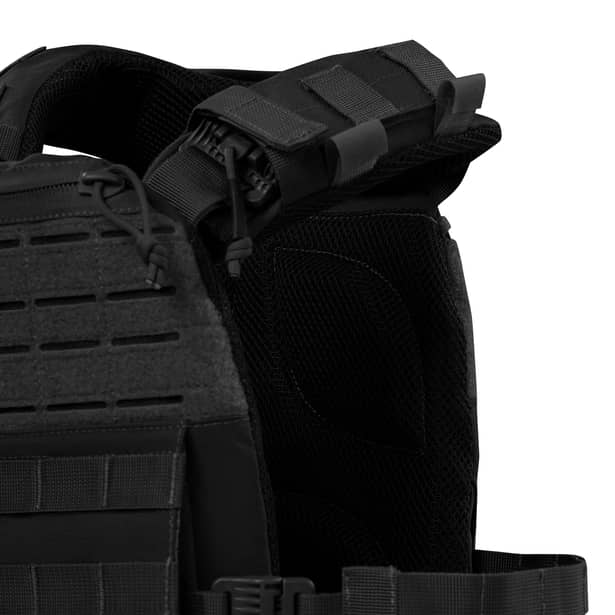 15 - Плитоноска TUR PRO Скелетон з системою швидкого скидання. Molle. Колір Чорний.