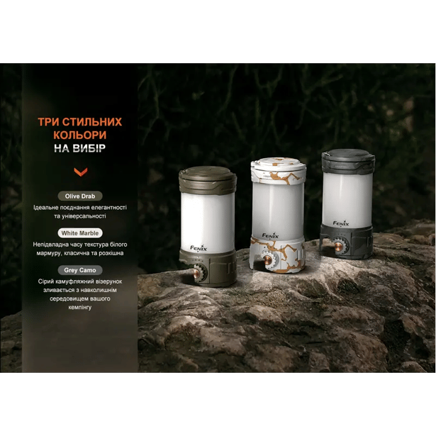 11 - Фонарь кемпинговый Fenix ​​CL26R Pro. Темно-зеленый