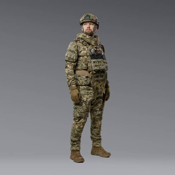 5 - Бронекостюм ГАРТ V.3. 2-го класу захисту. Піксель. Розмір L