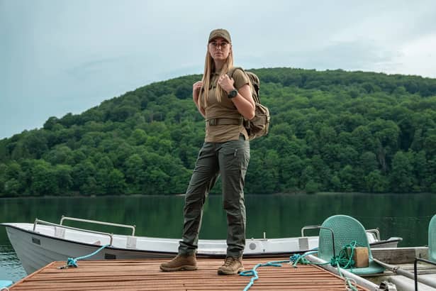 13 - Тактичні жіночі штани Helikon UTP Resized. Олива