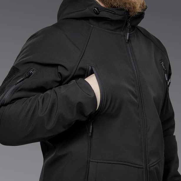 9 - Куртка тактична SoftShell APEX Shield Storm. Осінь-Весна Чорний. Розмір L