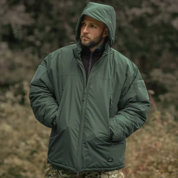 10 - Куртка Helikon Level 7 Climashield Apex Alpha. Олива