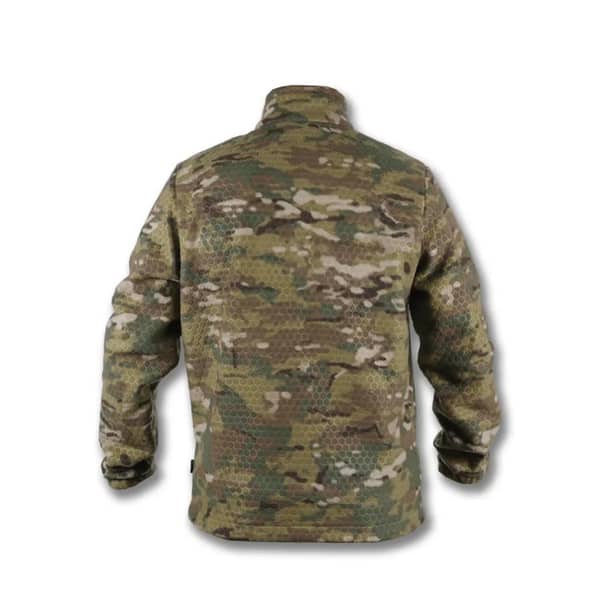 6 - Кофта тактична флісова Militex Windblock. Мультикам