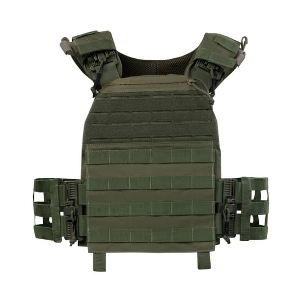12 - Плитоноска TUR PRO Скелетон с системой быстрого сброса. Molle. Цвет Олива.