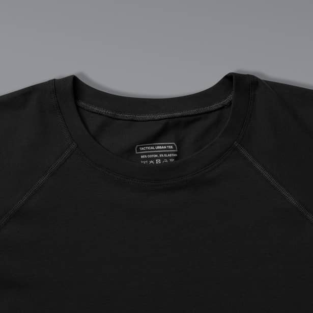 10 - Футболка Urban Cotton. Бавовна/еластан. Чорна. Розмір XL