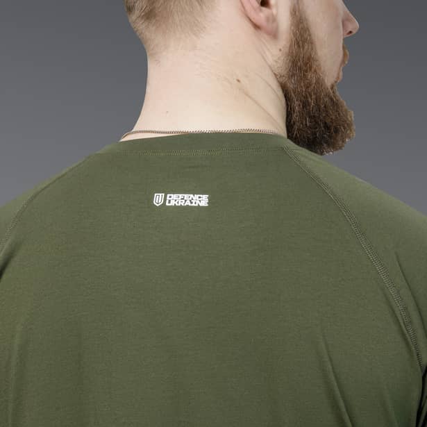 8 - Футболка Urban Cotton. Бавовна/еластан. Олива. Розмір S