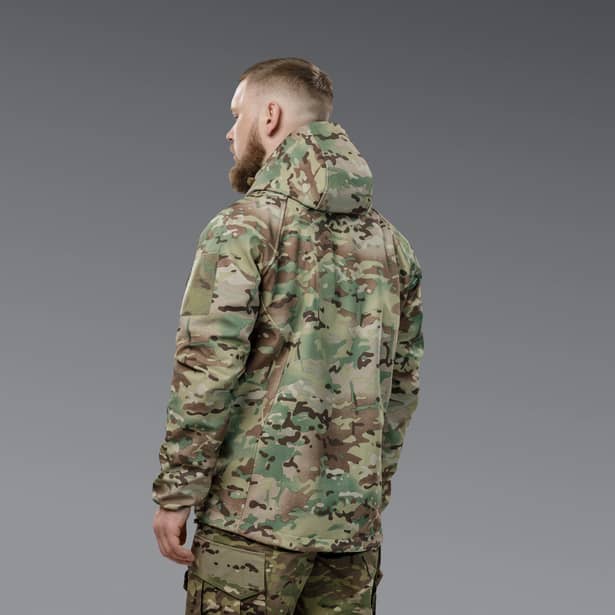 3 - Куртка тактична SoftShell APEX Shield Storm. Осінь-Весна Мультикам. Розмір M
