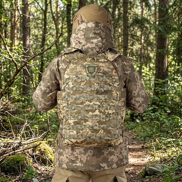 9 - Тактический рюкзак на 10л. Cordura 1000D. Пиксель