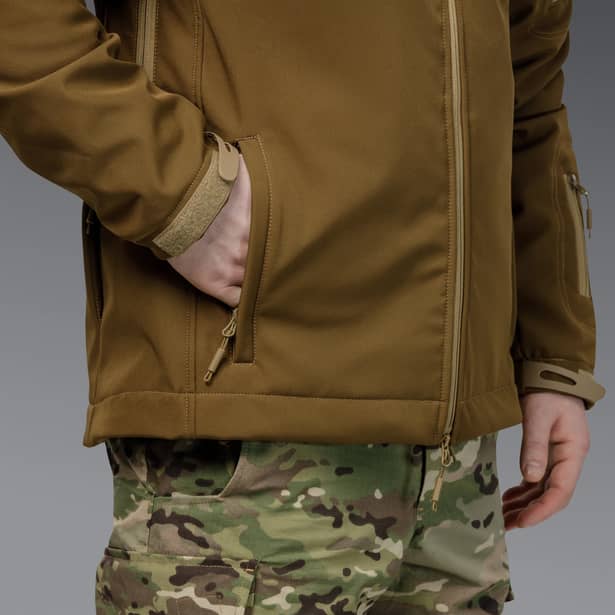 16 - Куртка тактична SoftShell APEX Flex. Осінь-Весна Койот. Розмір XL
