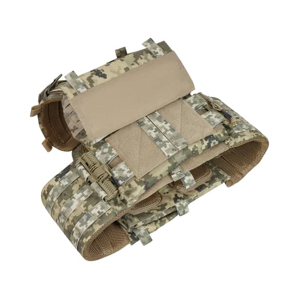 8 - Плитоноска КРУК, система швидкого скидання. Molle. Колір Піксель.