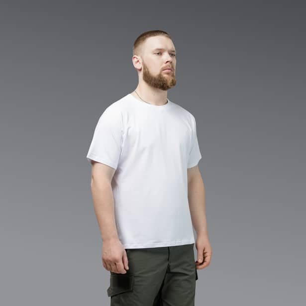 5 - Футболка Urban Cotton. Бавовна/еластан. Біла. Розмір XL