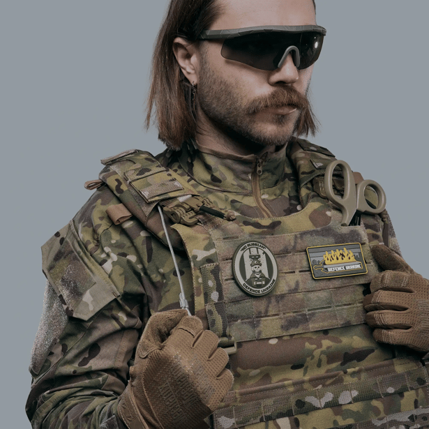 5 - Плитоноска VEPR, увеличенная площадь защиты (аналог IOTV G4) Molle. Цвет Мультикам. Размер L