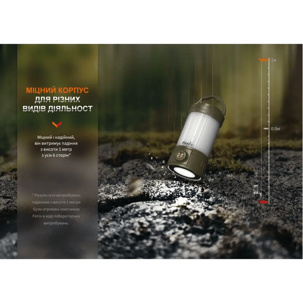 17 - Фонарь кемпинговый Fenix ​​CL26R Pro. Темно-зеленый