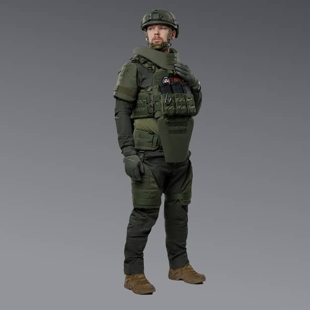 4 - Бронекостюм ГАРТ V.3. 2-го класу захисту. Олива. Розмір L