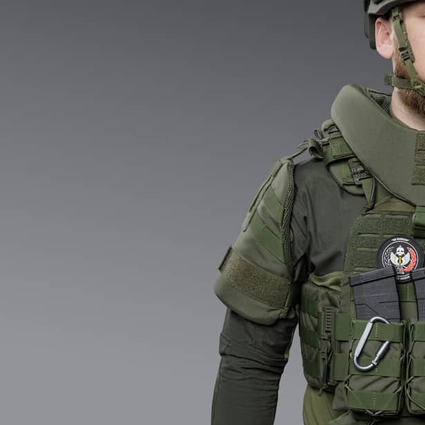 5 - Балістичний захист плечей 2-го класу захисту. CORDURA 1000D. Олива