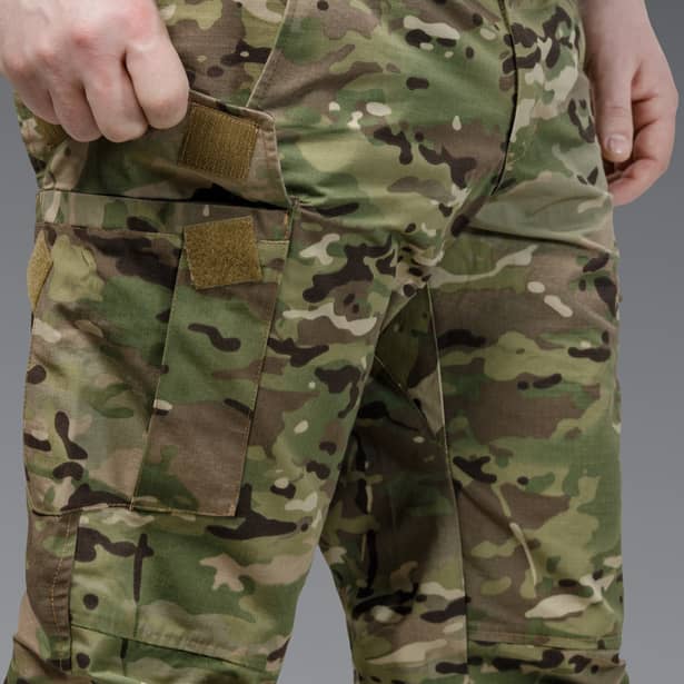 8 - Тактичні штани Battlegear Cargo. Колір Мультикам. Розмір M