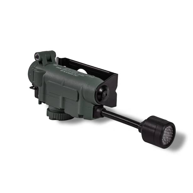 2 - Ліхтар тактичний на шолом Sidewinder MPLS 5LED з IFF (свій-чужий) маяком. Олива