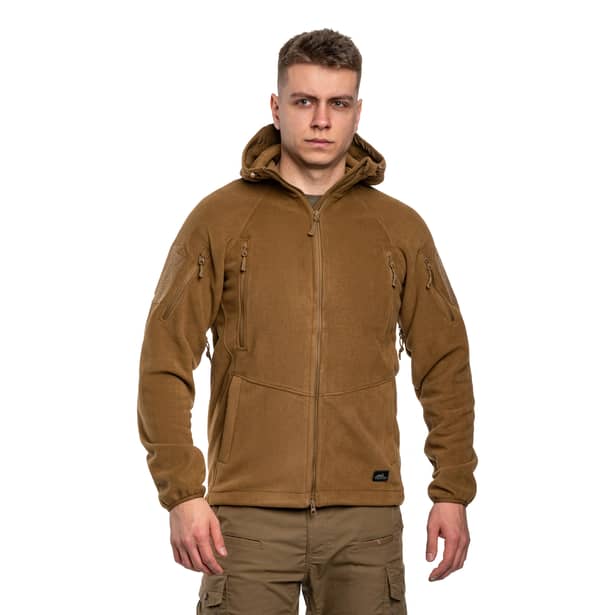 2 - Флісова куртка-кофта Helikon Patriot Mk2 Hybrid. Койот