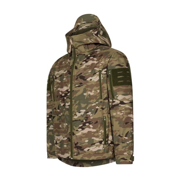 1 - Куртка тактична Soft Shell. Мультикам