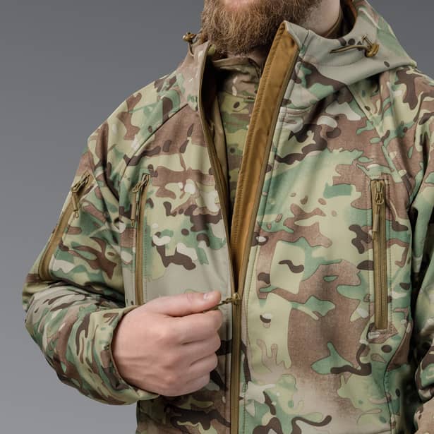 10 - Куртка тактична SoftShell APEX Shield Storm. Осінь-Весна Мультикам. Розмір M