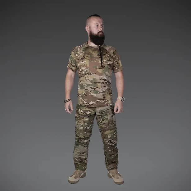 7 - Тактические штаны без наколенников SPECPROM G3 Combat Pants. Цвет Мультикам